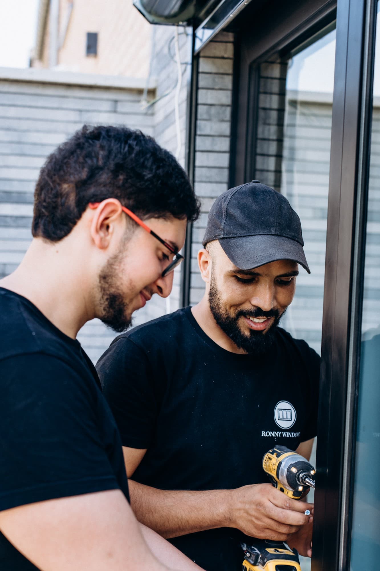 Équipe Ronny Windows au travail