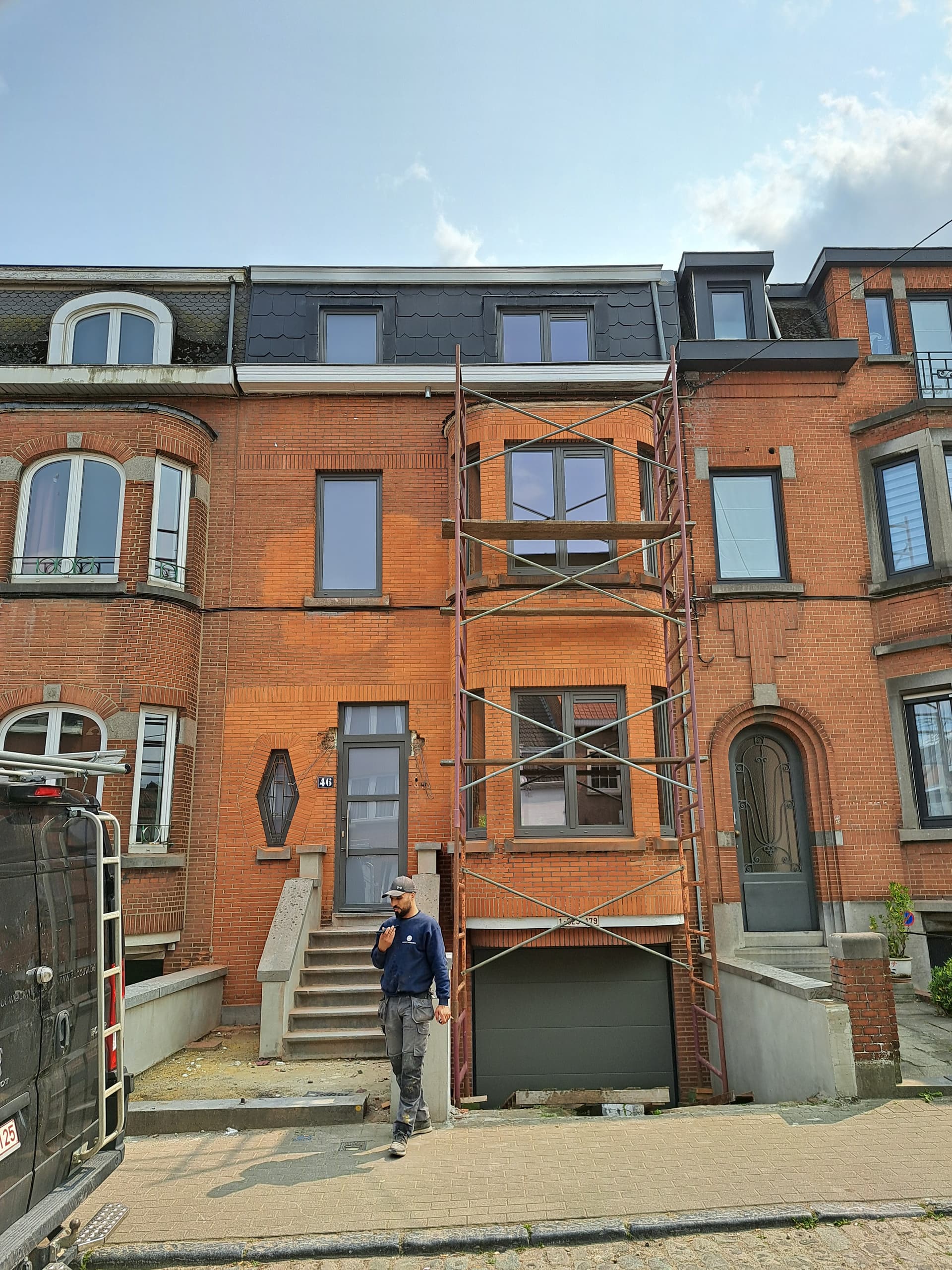 Beveiligde inkomdeuren: optimale bescherming en isolatie in Brussel - Realisatie Ronny Windows